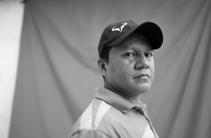 Mauricio Castillo, artist portrait, El Salvador album