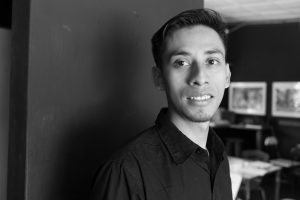 Mauricio Esquivel, artist portrait, El Salvador album