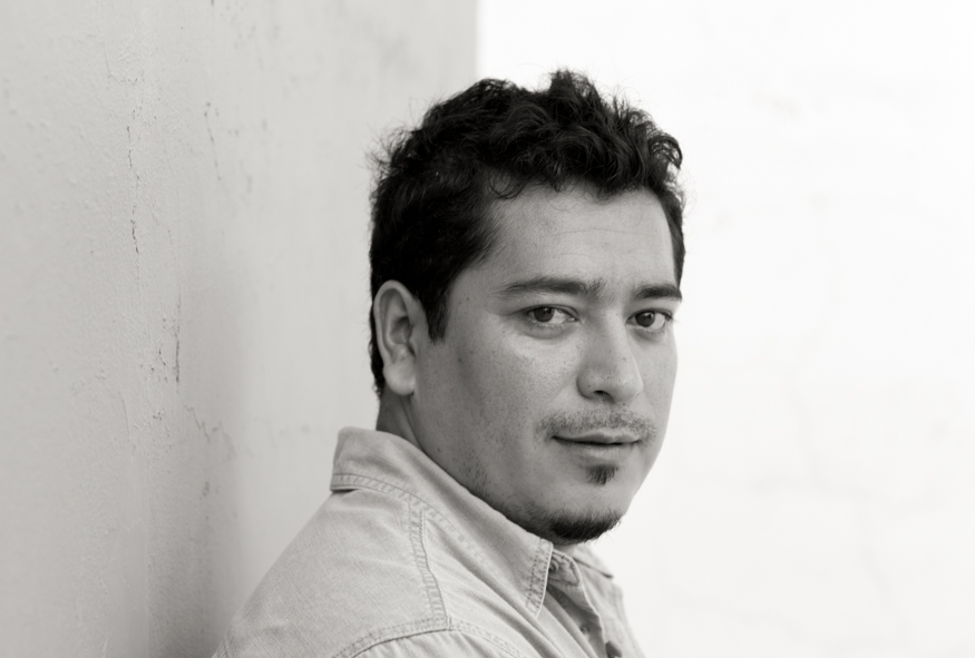 Miguel Angel Mira, artist portrait, El Salvador album