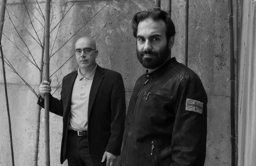 Pinto and Chinto, artist portrait, Galicia Album