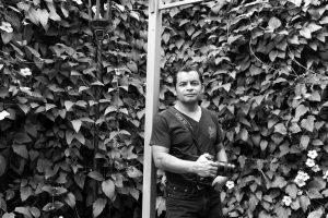 René Ruano, artist portrait, El Salvador album