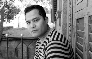 Amrit Dangol, artist photographic portrait, Nepal album