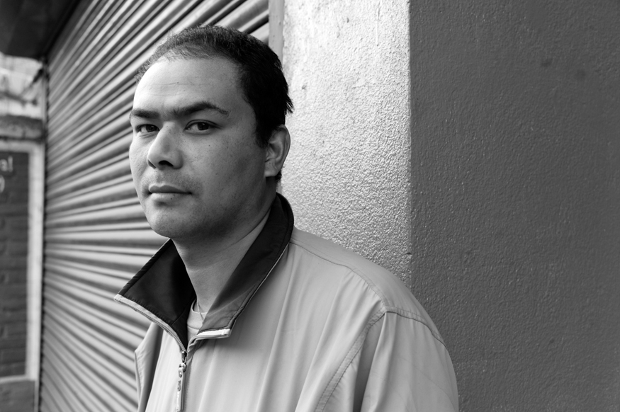 Anil Maharjan, artist photographic portrait, Nepal album