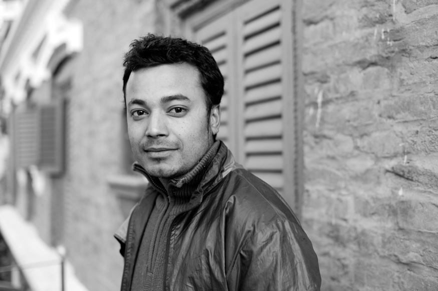 Anil Prajapati, artist photographic portrait, Nepal album