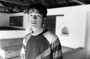 Bharat Rai, artist photographic portrait, Nepal album