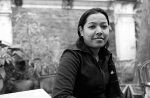 Bipana Maharjan, artist photographic portrait, Nepal album