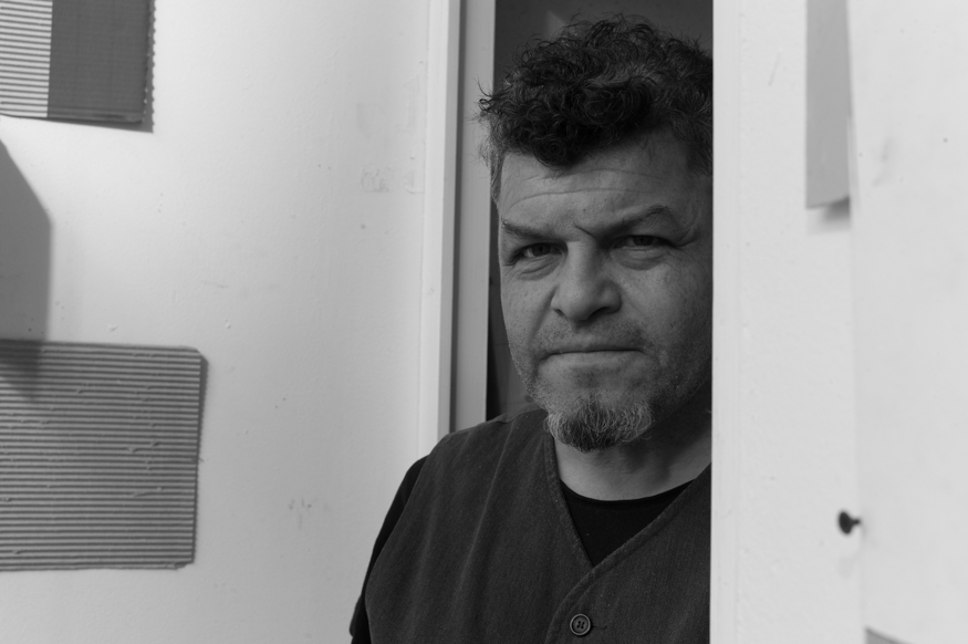 Carlos David, artist photographic portrait, Paris album