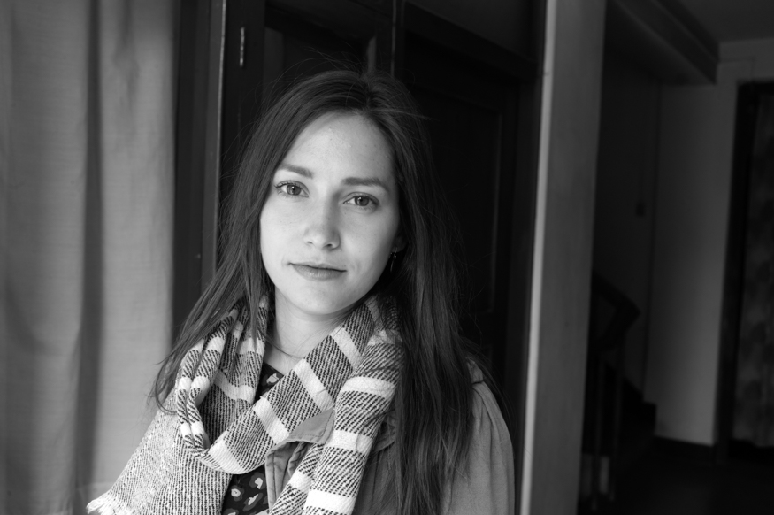 Carolyn Janssen, artist photographic portrait, Nepal album