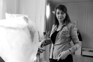 Catherine de Kerhor, artist photographic portrait, Paris album