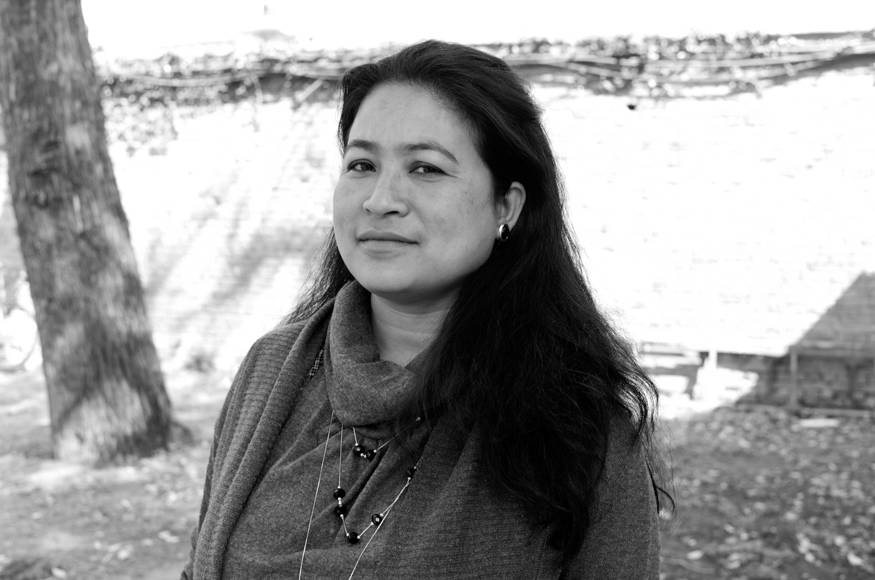 Chandra Shrestha, artist photographic portrait, Nepal album