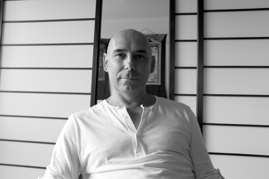 Christian Maille, artist photographic portrait, Paris album