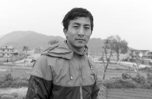Dal Bahadur Gurung, artist photographic portrait, Nepal album