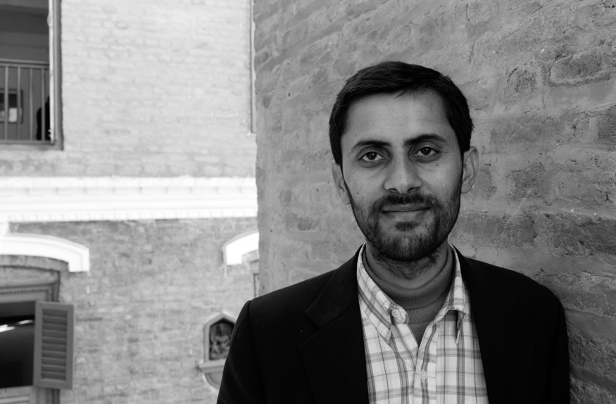 Devendra Thumkeli, artist photographic portrait, Nepal album