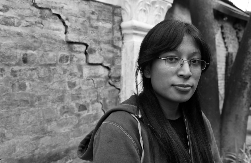 Diva Pradhan, artist photographic portrait, Nepal album