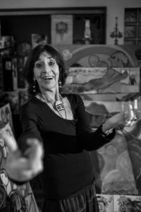 Irene Dominguez, artist photographic portrait, Paris album