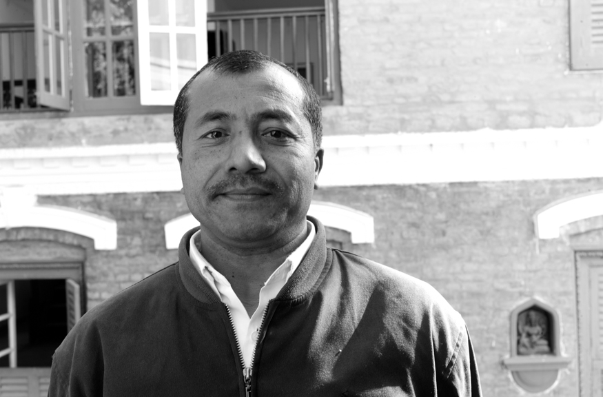 Kamlesh Maharjan, artist photographic portrait, Nepal album