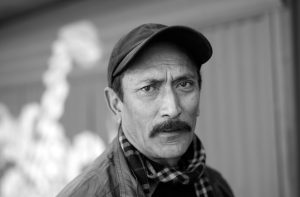 Krishna Manandhar, artist photographic portrait, Nepal album