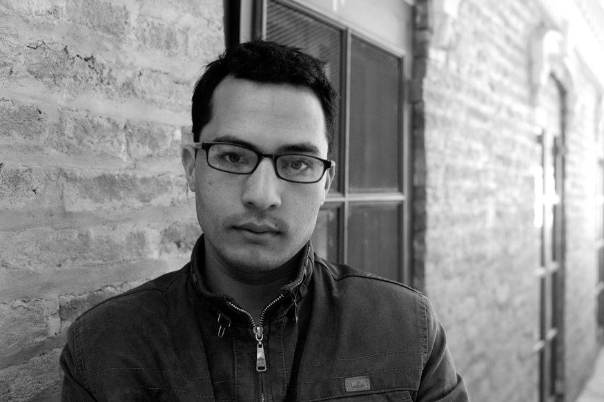 Kumar Nakarmi, artist photographic portrait, Nepal album