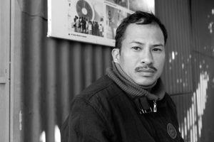 Laxman Bhujel, artist photographic portrait, Nepal album