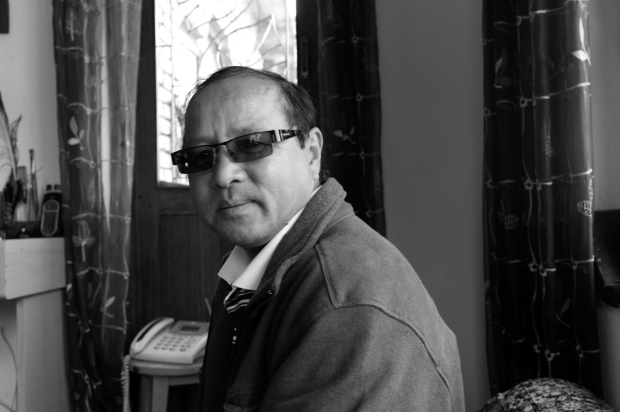 Mahendra Singh Limbu, artist photographic portrait, Nepal album