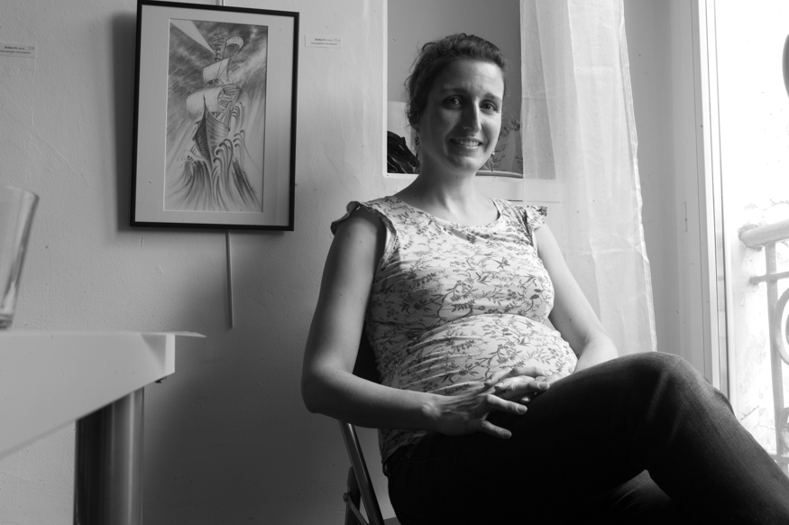 Maite Goblet – Maito, artist photographic portrait, Paris album