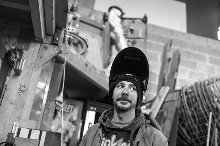 michael moore, artist photographic portrait, Paris album