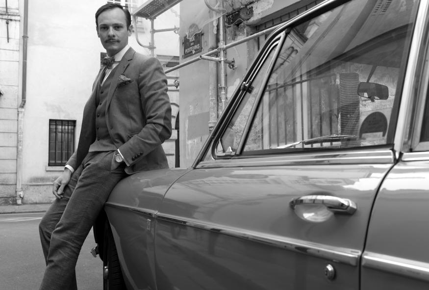 Mickael Francois Loir, artist photographic portrait, Paris album