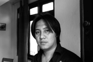 Milan Rai, artist photographic portrait, Nepal album