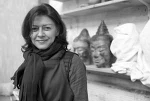 Mireille Mingarelli, artist photographic portrait, Paris album