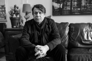 Shalva Khakhanashvili, artist photographic portrait, Paris album