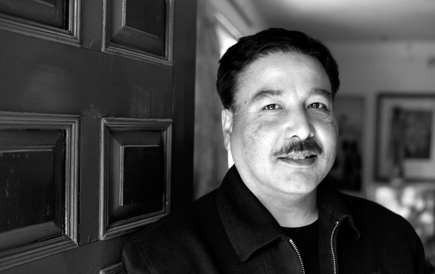 Sunil K. Ranjit, artist photographic portrait, Nepal album