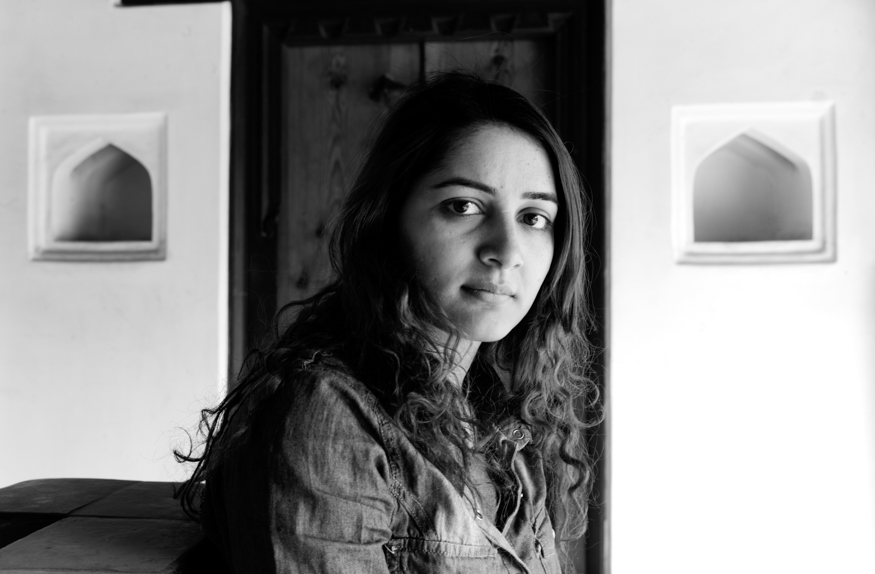 Usha Sharma, artist photographic portrait, Nepal album