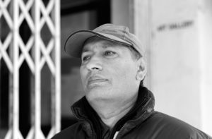 Uttam Kharel, artist photographic portrait, Nepal album