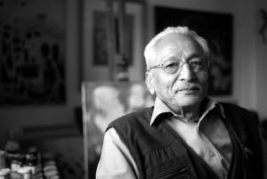 Uttam Nepali, artist photographic portrait, Nepal album