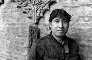 Yogendra Shakya, artist photographic portrait, Nepal album