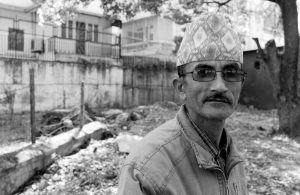 Bhoj Raj Ariyar, artist photographic portrait, Nepal album