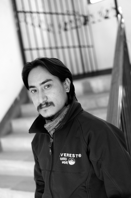 Bijay Maharjan, artist photographic portrait, Nepal album