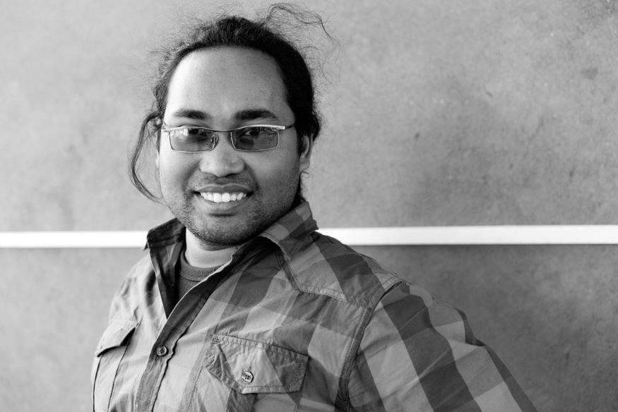 BK Nar Bahadur, artist photographic portrait, Nepal album