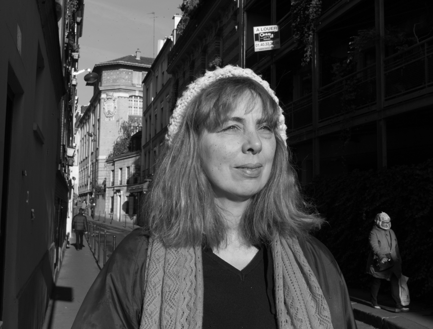 catherine olivier, artist photographic portrait, Paris album