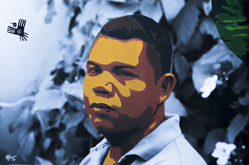 denis ludwing rivera dominguez artist self-portrait, El Salvador album