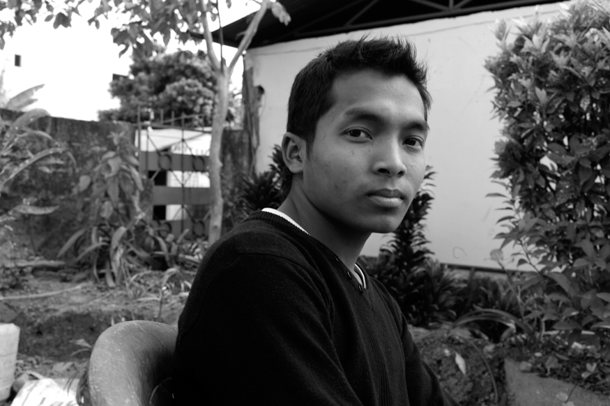 Gopal Darai, artist photographic portrait, Nepal album