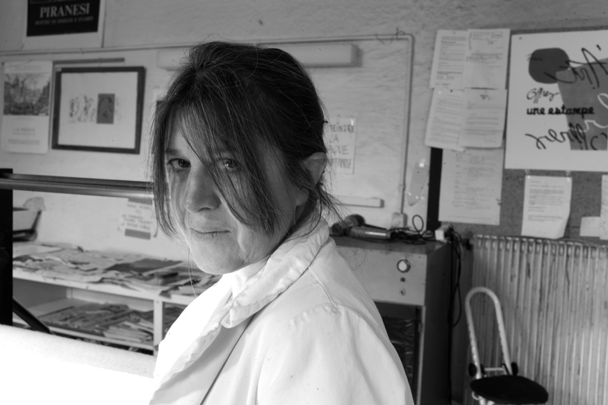 isabelle beraut, artist photographic portrait, Paris album