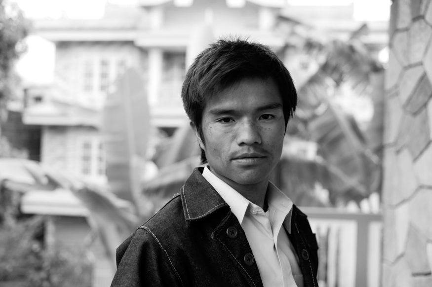 Jagat Pun, artist photographic portrait, Nepal album