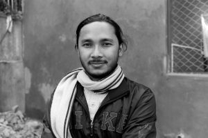 Jeevan Paudel, artist photographic portrait, Nepal album