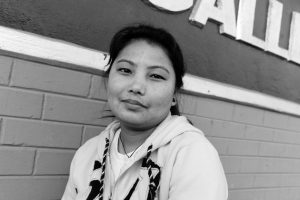 Jyoti Gurung, artist photographic portrait, Nepal album