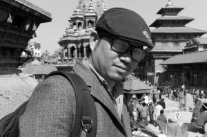 Kamal Gurung, artist photographic portrait, Nepal album