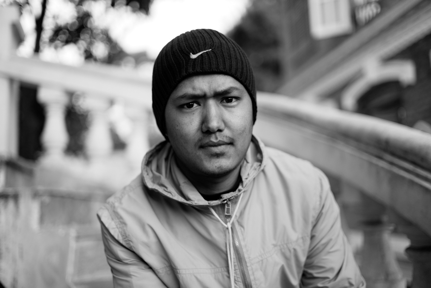 Kanchhakaji Bashima, artist photographic portrait, Nepal album