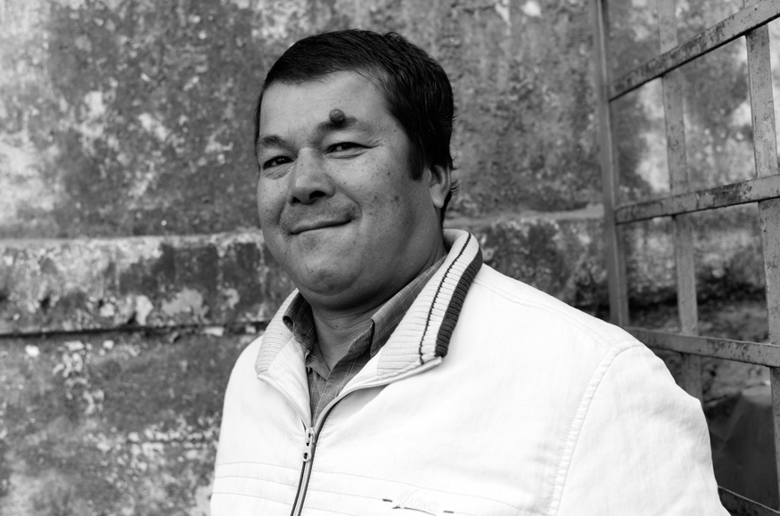 Kedar Palikhe, artist photographic portrait, Nepal album