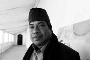 Kiran Manandhar, artist photographic portrait, Nepal album