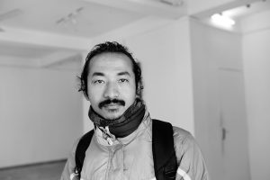 laxman kamacharya, artist photographic portrait, Nepal album